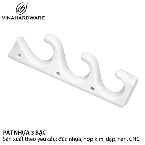 Pat (bas) nhựa 3 bậc 50x166x5mm Vinahardware - 1610.1.16650
