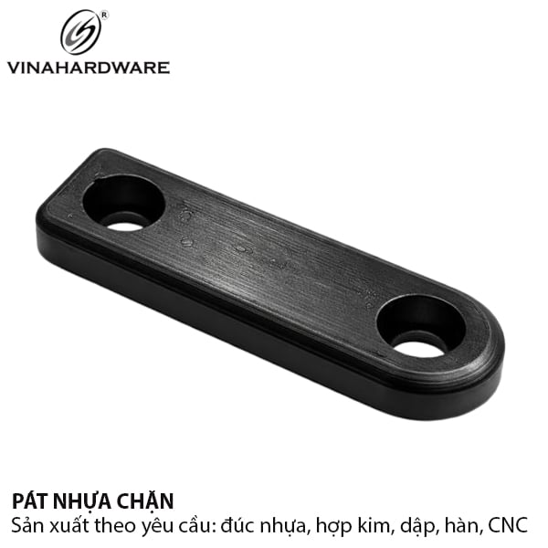 Pat ( Bas) nhựa Vinahardware màu đen kích thước 40x14mm 1610.4.02681