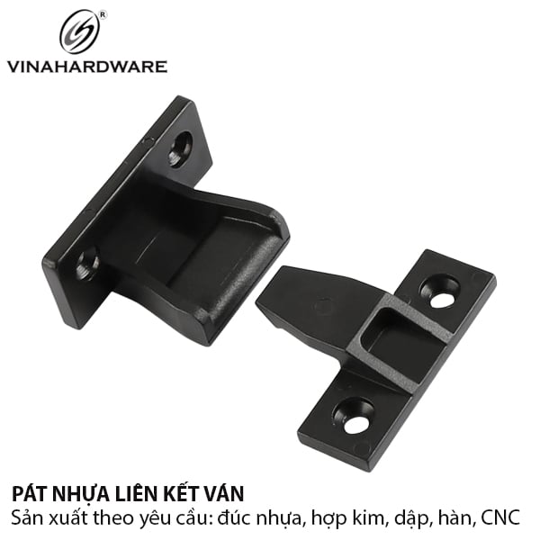 Phụ kiện kết nối ván nhựa màu đen - 2200.2.48211