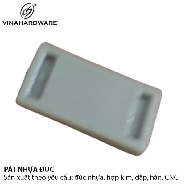 Pat ( Bas) nhựa 35x19x4mm Vinahardware màu xám - 1610.3.03500