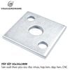 Pat sắt vuông 3 lỗ Vinahardware kích thước 30x30x3mm 1608.1.00104
