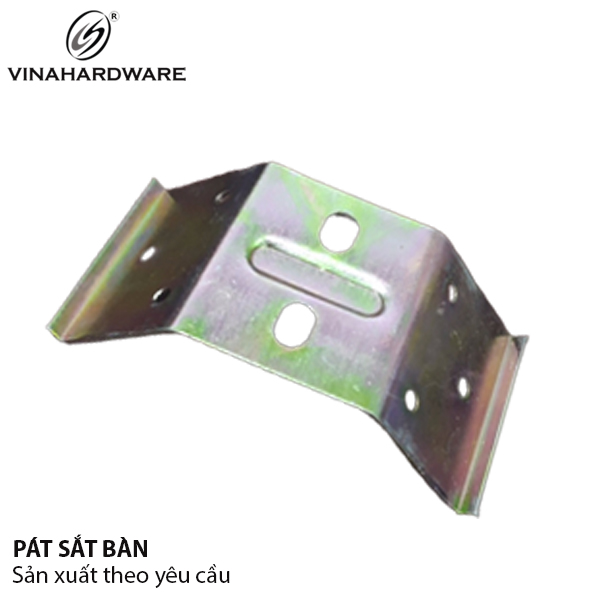 Pat ( Bas) sắt vuông góc chân bàn tủ bảy màu kích thước 6F mã P1368Z13