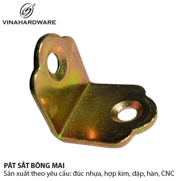 Pát sắt bông mai vuông Vinahardware dày 2mm - Mã