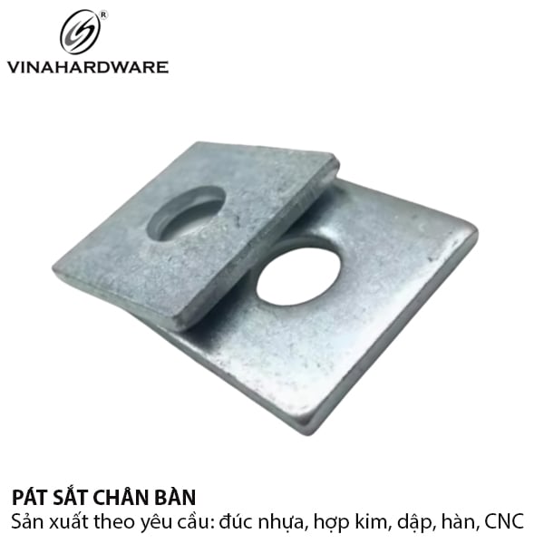 Pat ( Bas) đỡ chân Vinahardware phi 11 vuông 30 1608.1.00000