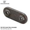 Pát sắt chụp đầu ống liên kết ống chân bàn văn phòng oval 30x60mm 1608.1.25027