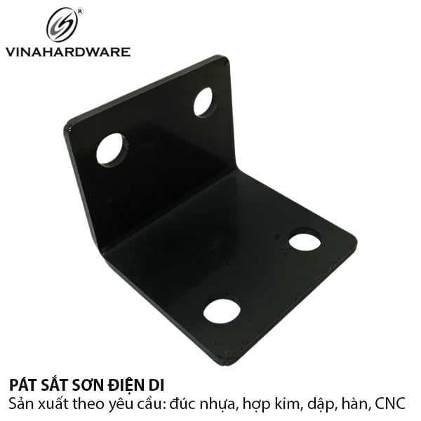 Pat (bas) sắt, sơn đen - 1608.1.55556