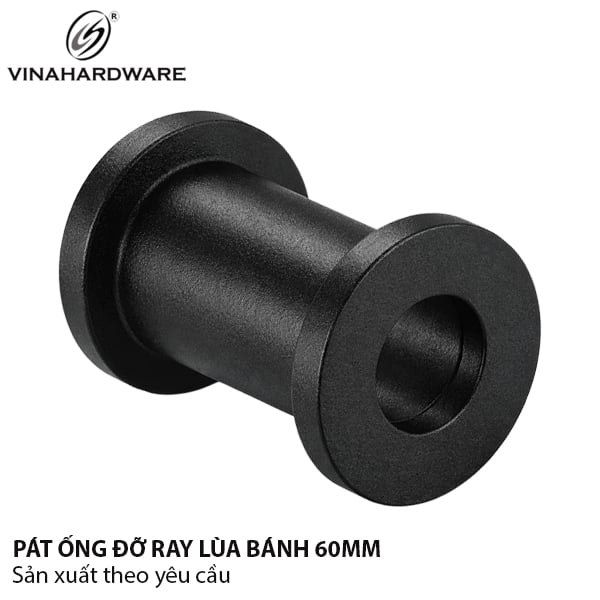 Pát sắt đỡ ray lùa loại bánh phi 60mm