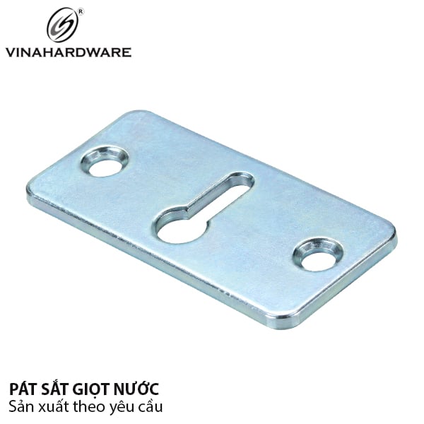 Pát sắt (bas) treo 80x40x3mm xi mạ kẽm trắng xanh test muối 72h - VNH286052
