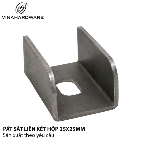 Pát sắt liên kết giằng hộp 25x25mm 1608.1.25033
