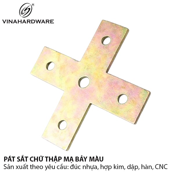 Pat ( bas) chữ thập Vinahardware kích thước 100x100x3.0mm 1608.1.10107