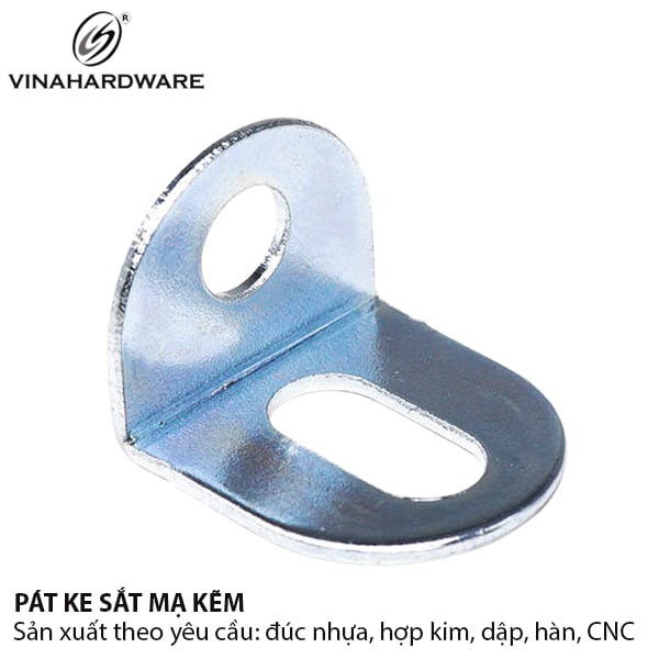 Pat (bas) sắt 2 lỗ Vinahardware xi trắng - 1604.1.22304