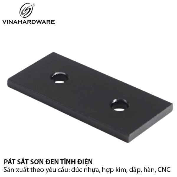 Pat (bas) sắt Vinahardware, sơn đen - 1608.1.60206