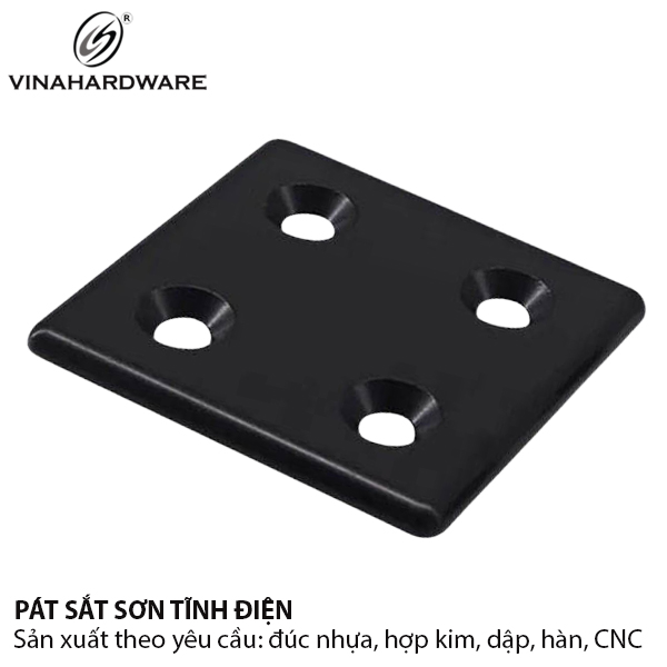 Pát vuông 4 lỗ Vinahardware kích thước 35x35mm dày 2mm VNH435352
