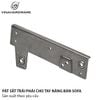 Pát sắt dưới trái phải dành cho tay nâng mặt bàn sofa Vinahardware 1608.1.25044