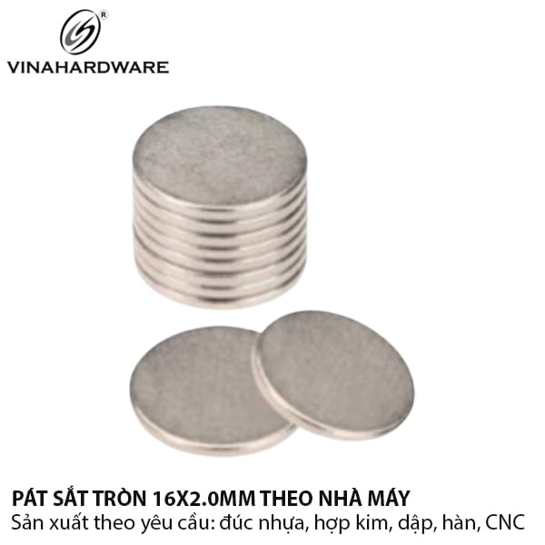Pat ( bas) sắt tròn - VNH1602T - 16x2mm - 1608.1.01624