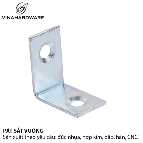 Pat ( Bas) ke góc Vinahardware kích thước 60x48x35x3mm 1608.1.60554