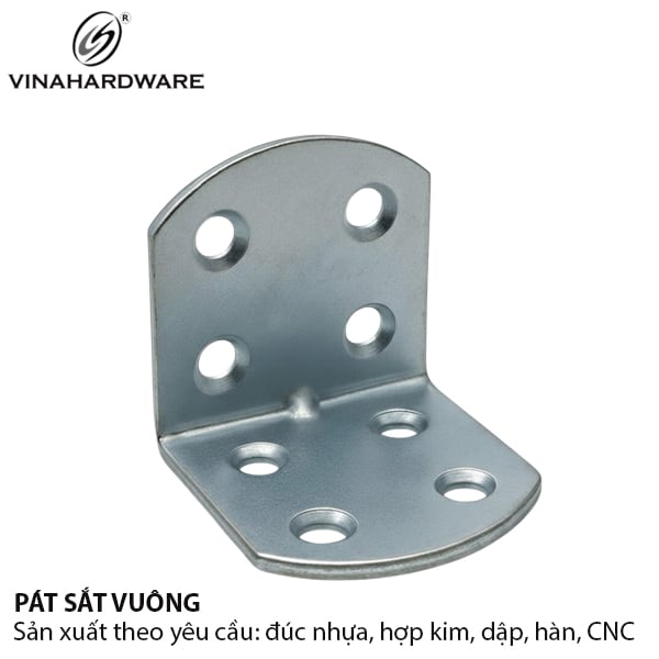 Pat ( Bas) ke vuông 8 lỗ Vinahardware loại 45x40mm 1608.4.45404