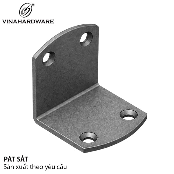Pat (bas) sắt 4 lỗ Vinahardware, sơn xám - VNH5350X