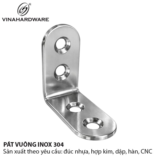 Pat ( Bas) inox 304 ngang 19,5, VNH vuông 39x39mm 1605.1.02103