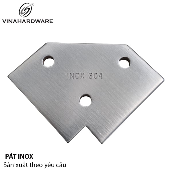 Pat ( Bas) inox 75x75x4mm, lỗ 10 P4568