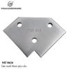 Pat ( Bas) inox 75x75x4mm, lỗ 10 P4568