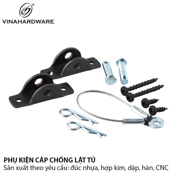 Pat ( bas) chống lật Vinahardware chất liệu bằng sắt 1608.4.20214