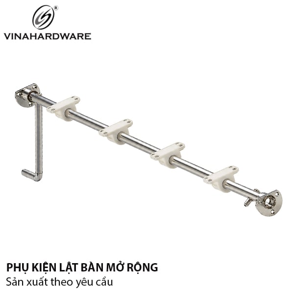 Thanh trục xoay lật mặt bàn Vinahardware inox 201 bàn mở rộng cánh bướm - HDFA001159 - VNH792I