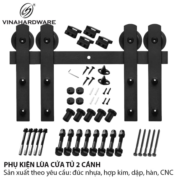 Phụ kiện cửa lùa tủ Vinahardware 3500.1.13906