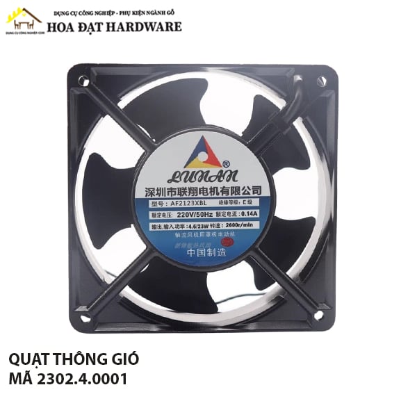Quạt Tản Nhiệt 220V – 120×120×38mm Mã 2302.4.0001