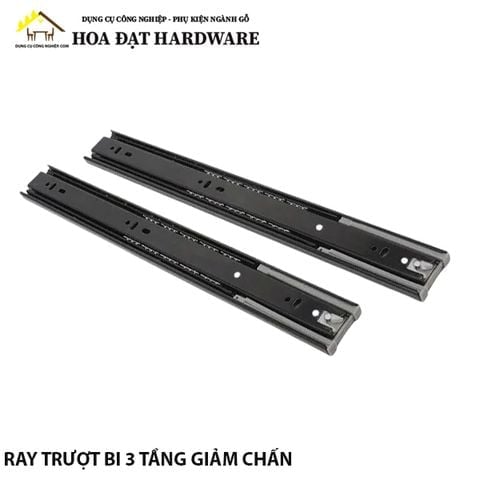 Ray bi 3 tầng giảm chấn bản 45mm màu đen 1131.4.07300