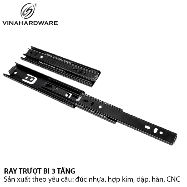 Ray bi 3 tầng bản 42 màu đen 1123.4.61350