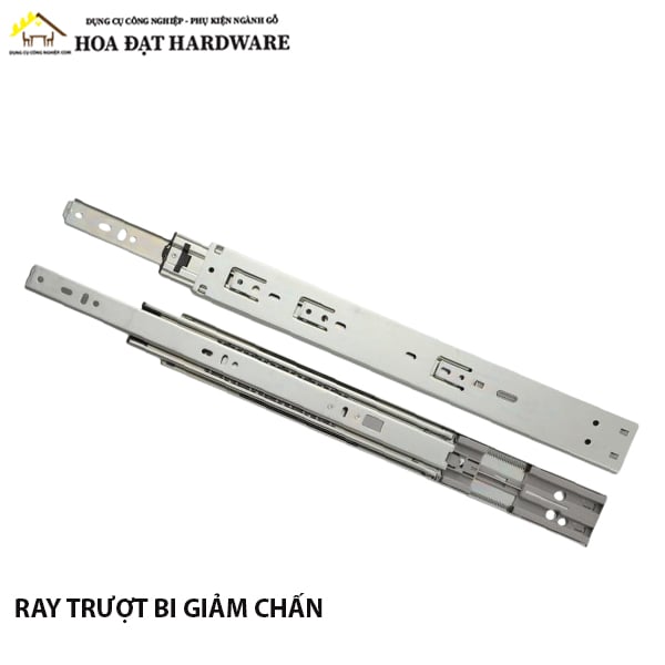 Ray trượt bi giảm chấn bản 45mm 1130.4.02300