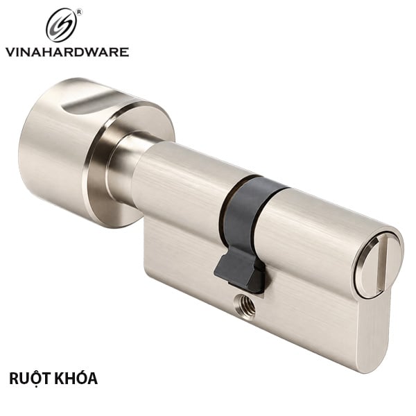Ruột khóa Vinahardware 1 đầu vặn 1 đầu chìa 65mm - KT0065HL