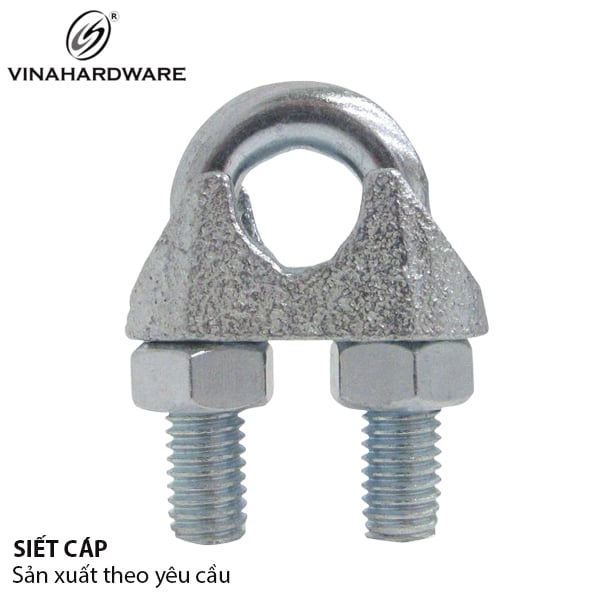Bulong ốc siết cáp Vinahardware phi 6mm, xi trắng - VNH1006T