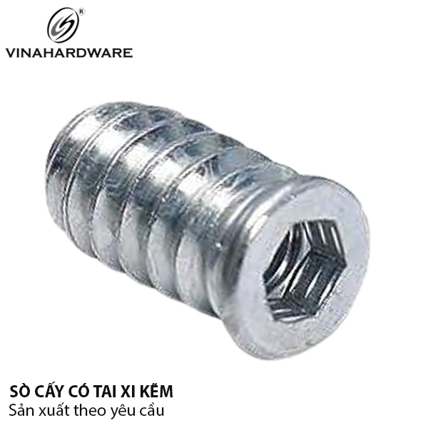 Sò có tai Vinahardware, màu trắng, sắt - Sò cấy VNH