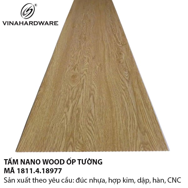 Tấm ốp tường nhựa Nano Wood 1811.4.18409