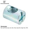 Tán ngang Vinahardware màu trắng 6x15mm 8300.4.36154