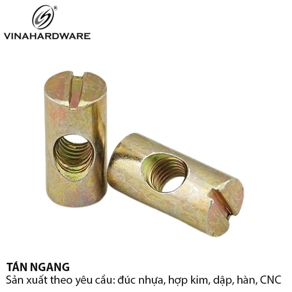 Tán ngang chính tâm lỗ M6 Vinahardware, dài 30mm, thân 9.8-10mm