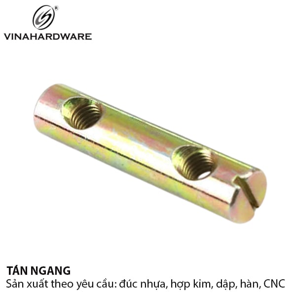 Tán ngang 2 lỗ Vinahardware loại M4x10x68mm bảy màu 8300.1.41068