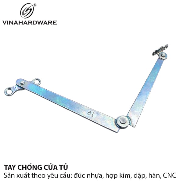 Tay nâng cửa compa sắt/ Door lid stay - Mã 1802.4.35000