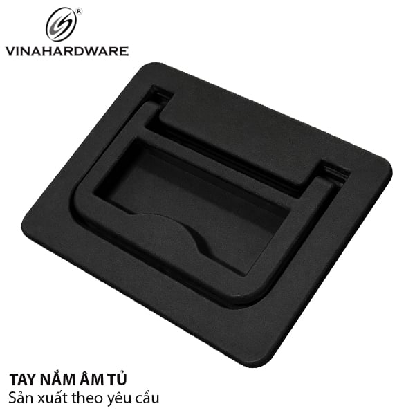 Tay nắm móc âm tủ màu đen tĩnh điện 1320.1.04352