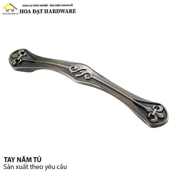 Tay nắm cửa tủ, màu rêu Vinahardware - HD1105R128