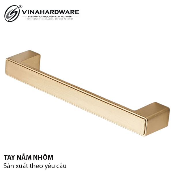 Tay nắm tủ màu vàng Vinahardware - 1316.4.07967