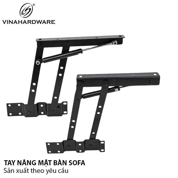 Tay nâng có ben hơi, sơn đen mờ - TL9396B