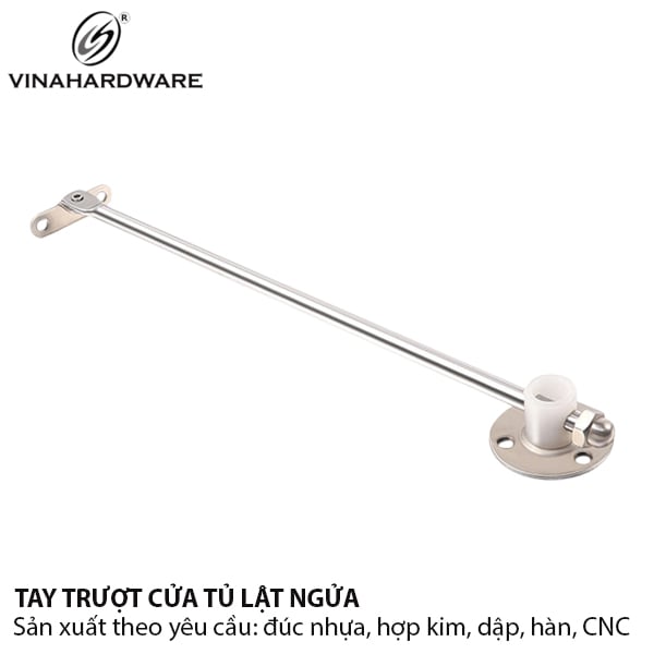 Tay trượt cửa tủ lật ngửa inox Vinahardware - 1802.3.02252