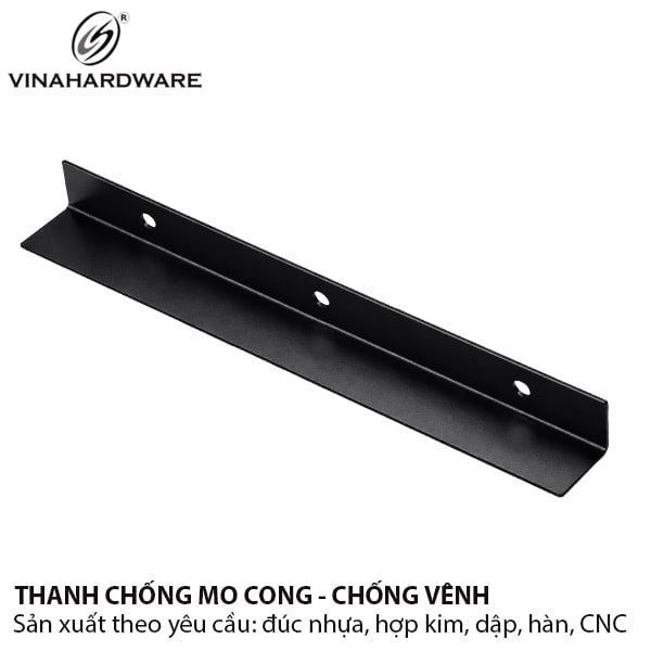 Thanh chống mo chữ L Vinahardware sơn đen mờ 2401.1.10006