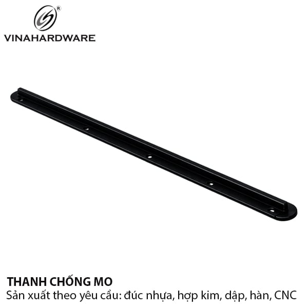 Thanh chống mo oval, sơn đen mờ - 2400.1.30346