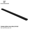Giằng ngang oval 30x60mm dành cho bàn làm việc văn phòng lắp ráp 2100.1.12508