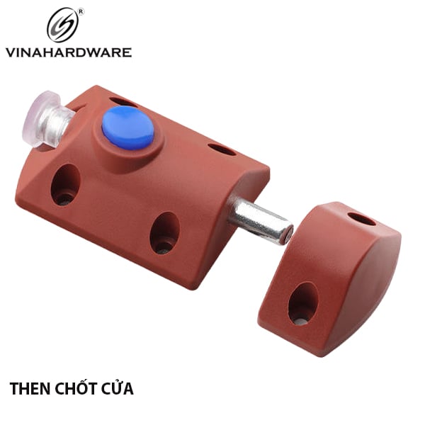 Chốt nhấn mở khóa lò xo, màu nâu - CA0235N