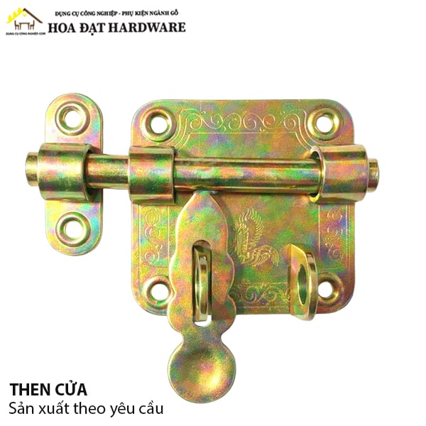 Chốt ngang cửa bằng sắt 7 màu Vinahardware loại nhỏ CCN5560S